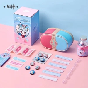 Confezione Nutrizionale Ufficiale Genshin Impact Sigewinne Confezione Regalo Storage Bag Badge - Foto 1 di 15