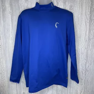 Oscar Jacobson WPS Golf RON THERMAL TURTLENECK Mens XL Pullover Blue New NWT - Picture 1 of 14