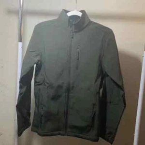 TRAILSIDE SUPPLY CO. Boy's Olive Softshell Fleece-Lined Jacket 18 NIB - Picture 1 of 8