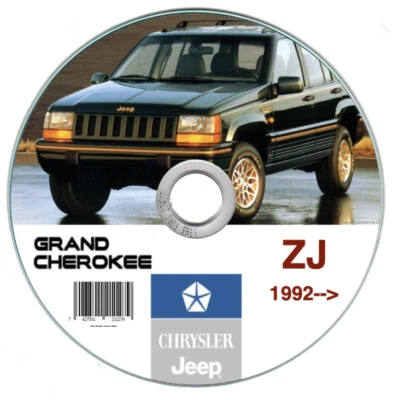 Jeep Grand Cherokee ZJ 1992-1997 manuale officina - repair manual - Immagine 1 di 4