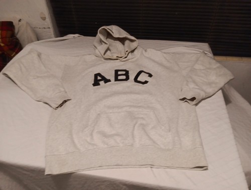 Felpa con cappuccio Fear of God ABC taglia XL grigio erica streetwear hype