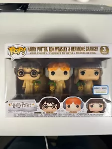 Harry Potter FunkoPop Paquete de 3 Barnes&Noble EXCLUSIVO-Harry Ron Hermione Mandrágoras - Imagen 1 de 6