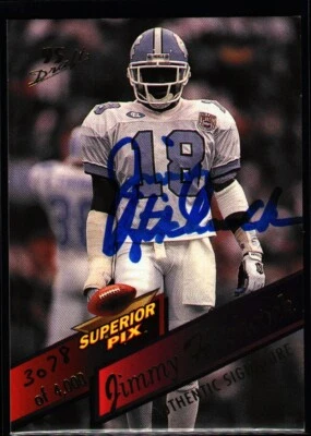 1995 Superior Pix Auto /4000 Jimmy Hitchcock #86 Auto - Image 1 of 2