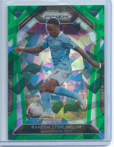 Raheem Sterling Green Ice /49 Panini Premier League Prizm 2020-21 - Imagen 1 de 2