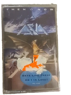 Asia: Then & Now (1990, Geffen Records, M5G 24298) ~ Cassette Tape ~ Prog Rock - Image 1 of 4