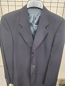 GIORGIO ARMANI Le Collezioni Blazer Sport Coat 39.5L Wool Rayon Italy MINT - Picture 1 of 6