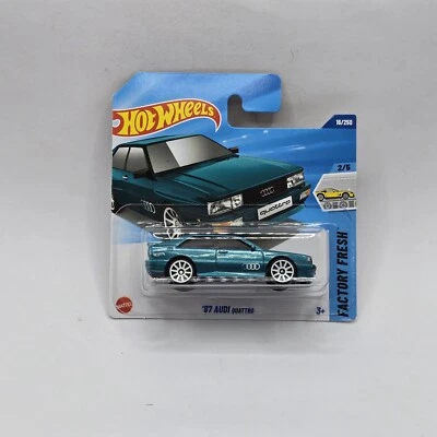 2025  New Hot Wheels Case A Mainline '87 Audi Quattro -SHORT CARD - Image 1 of 2
