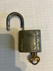 CHICAGO LOCK COMPANY PADLOCK WITH KEY AND U. S. stamp on it.