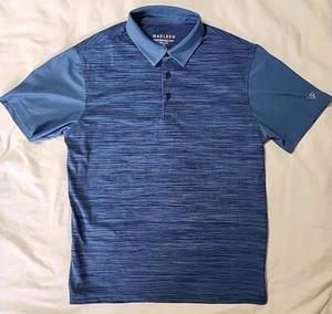 Maelreg Performance Polo Herren Größe M Blau Design - Bild 1 von 5