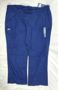 Cherokee Women's Navy Blue Workwear Scrubs Cargo Pants, Plus Size 3XL - Picture 1 of 2