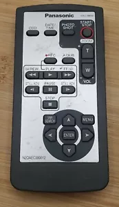 Panasonic N2QAEC000012 Remote for Video Camera Recorder - Tested - Picture 1 of 8