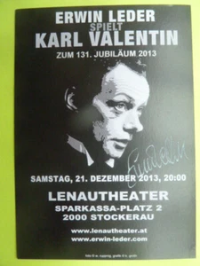 Erwin Leder (AUT), Autogrammkarte - Bild 1 von 1