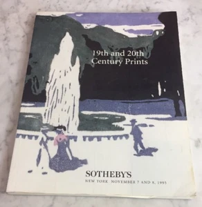 Sothebys NY 19. und 20. Jahrhundert DRUCKE 7.-8. November 1995 Auktionskatalog - Bild 1 von 1