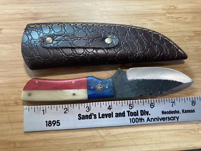 Nuevo cuchillo de hoja fija de 8" con funda Foto 1 de 2