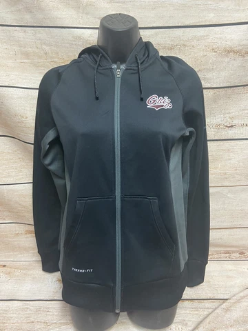 Nike University of Montana Griz Full Zip Therma Fit Jacket Size XS Women Black Cover