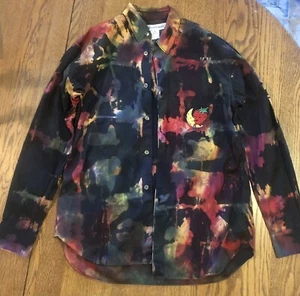 COMME des GARCONS Men's Long Sleeve Shirt XS ~ TEXT: “Proceeds to Sky High Farm” - Picture 1 of 12