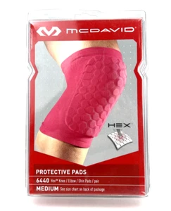 Mc David Protective Knee Pads 6440 Medium Pink NIB Free Shipping - Picture 1 of 4