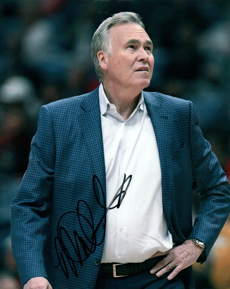 Mike D'Antoni Houston Rockets Suns Coach Signed Autographed 8x10 Photo COA  - Image 1 of 1