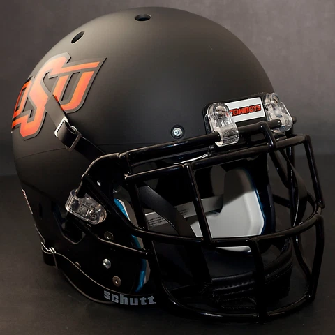Custom OKLAHOMA STATE COWBOYS Schutt XP GAMEDAY Football Helmet / EGOP Facemask Cover