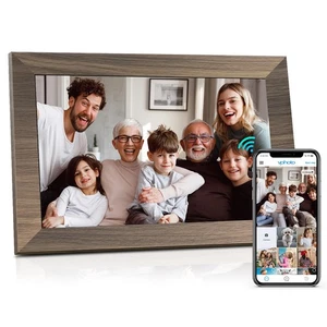 WiFi Digital Picture Frame 10.1 Inch, IPS Touch Screen Smart Cloud Digital Ph... - Picture 1 of 5