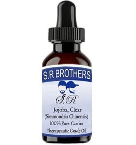 Aceite portador S.R Brothers Jojoba transparente 100 % puro Simmondsia Chinensis jB536 - Imagen 1 de 34