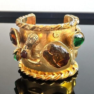 Isabel Canovas Cuff Bracelet Nature Morte Aux Fruits Sec Paris - Picture 1 of 12