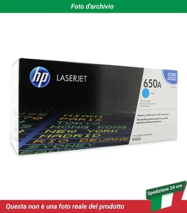 CE271A HP Color LaserJet Enterprise CP5525n Cartuccia del Toner Ciano - Zdjęcie 1 z 2