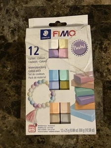 Fimo Professional Soft Polymer Clay 12/Pkg-Pastel Damage box - Picture 1 of 2