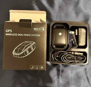Bhcey GPS Inalámbrico Cerca para Perros GPS Recargable Sistema de Contención para Mascotas Nuevo en Caja - Imagen 1 de 18