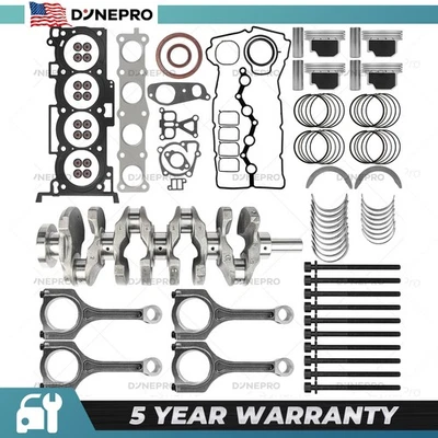 G4KE Engine Overhaul Rebuild Kit Crankshaft For Hyundai Sonata Kia Rondo 2.4L - Image 1 of 4