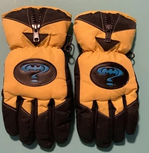Vintage Batman Forever Child’s Winter Puffy Gloves - Picture 1 of 6