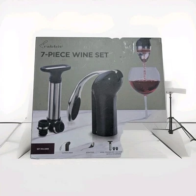 Rabbit 7 Piece Wine Bar Set - Image 1 of 3