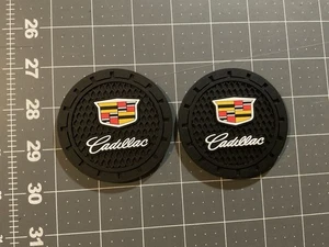 Insertos de montaña rusa Cadilac para portavasos de coche, lote de 2, nuevos sin usar - Imagen 1 de 2