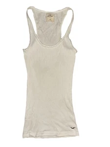 Hollister Vintage Y2K Creme Tanktop Damen Größe XS - Bild 1 von 8