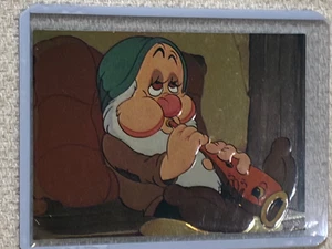 SkyBox Blancanieves y los siete enanitos 1993 serie uno lámina en relieve #F7 casi nuevo - Imagen 1 de 2