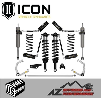 ICON 1.25-3" Lift Stage 6 Suspension Kit w/ Billet for '25+ Toyota 4Runner 4WD - Image 1 of 4