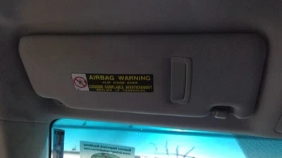 2007-2009 LEXUS IS250 Driver Left Sun Visor Grey Cloth OEM Used 1140919 Foto 1 de 4