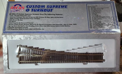 Atlas O 7025 Code 148 Solid Nickel Silver 2-Rail - #5 Right Hand Turnout Switch - Image 1 of 4