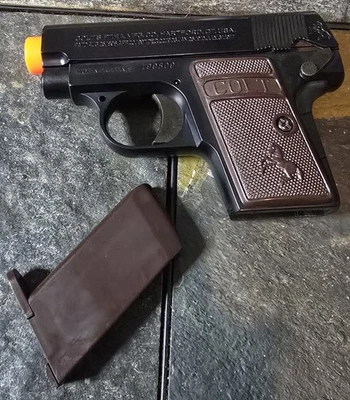 Pistola de airsoft Colt calibre automático 25 modelo 199809 - (Por favor, leia) - Imagem 1 de 4