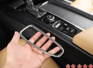 Fit For Volvo XC90 2016-2022 2023 Bright Silver Electronic Handbrake Cover Trim - Picture 1 of 8