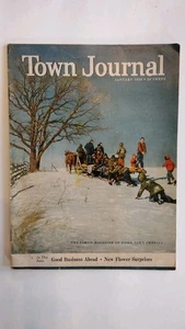 VINTAGE January 1956 TOWN JOURNAL MAGAZINE - Imagen 1 de 3