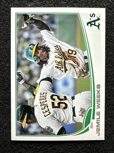 JEMILE WEEKS #23 2013 Topps Series 1 Baseball QTY Oakland Athletics - Picture 1 of 2