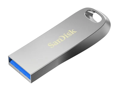 SanDisk Ultra Luxe USB Flash Drive USB 3.1 up to 400 MB/s, SDCZ74-128G-G46 - Image 1 of 4