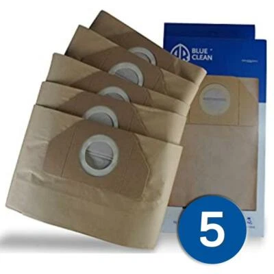 5 SACCHETTI RICAMBIO 30lt BIDONE ASPIRAPOLVERE ASPIRATUTTO ANNOVI REVERBERI