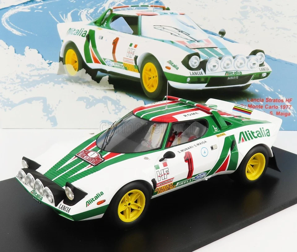 1/18 SPARK-MODEL - LANCIA - STRATOS HF ALITALIA (night version) N 1 WINNER 18S53 - Immagine 1 di 1