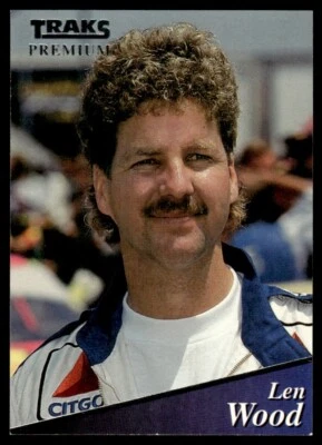 1994 Traks LEN WOOD #153 Wood Brothers Racing - FREE Ship! - Image 1 of 2