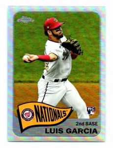 2022 Topps Chrome Redux Refractor 1965 Luis Garcia Rookie Washington Nationals - Bild 1 von 2