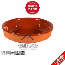 Casseruola Piatti Terracotta tegame in Argilla Cucina fornelli per sughi zuppe