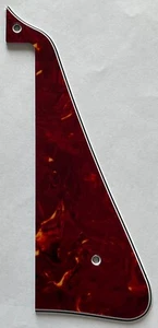 Guitar Pickguard For Gibson Les Paul LP 1978 3-Pickups Project Red Tortoise - Picture 1 of 5