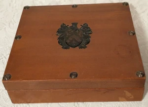 Coat Of Arms Jewelry Trinket Keys Holder Wood Home Decor tblaz1 - Picture 1 of 12